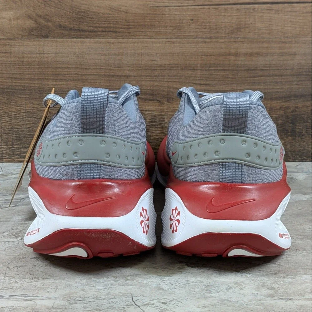 Nike ReactX Infinity Run 4 TB Men's 15 Grey White Red Running Shoes FJ1221-013